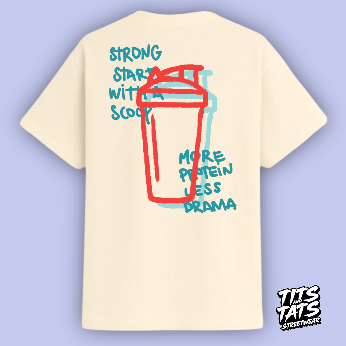 Camiseta Oversize “MORE PROTEIN”