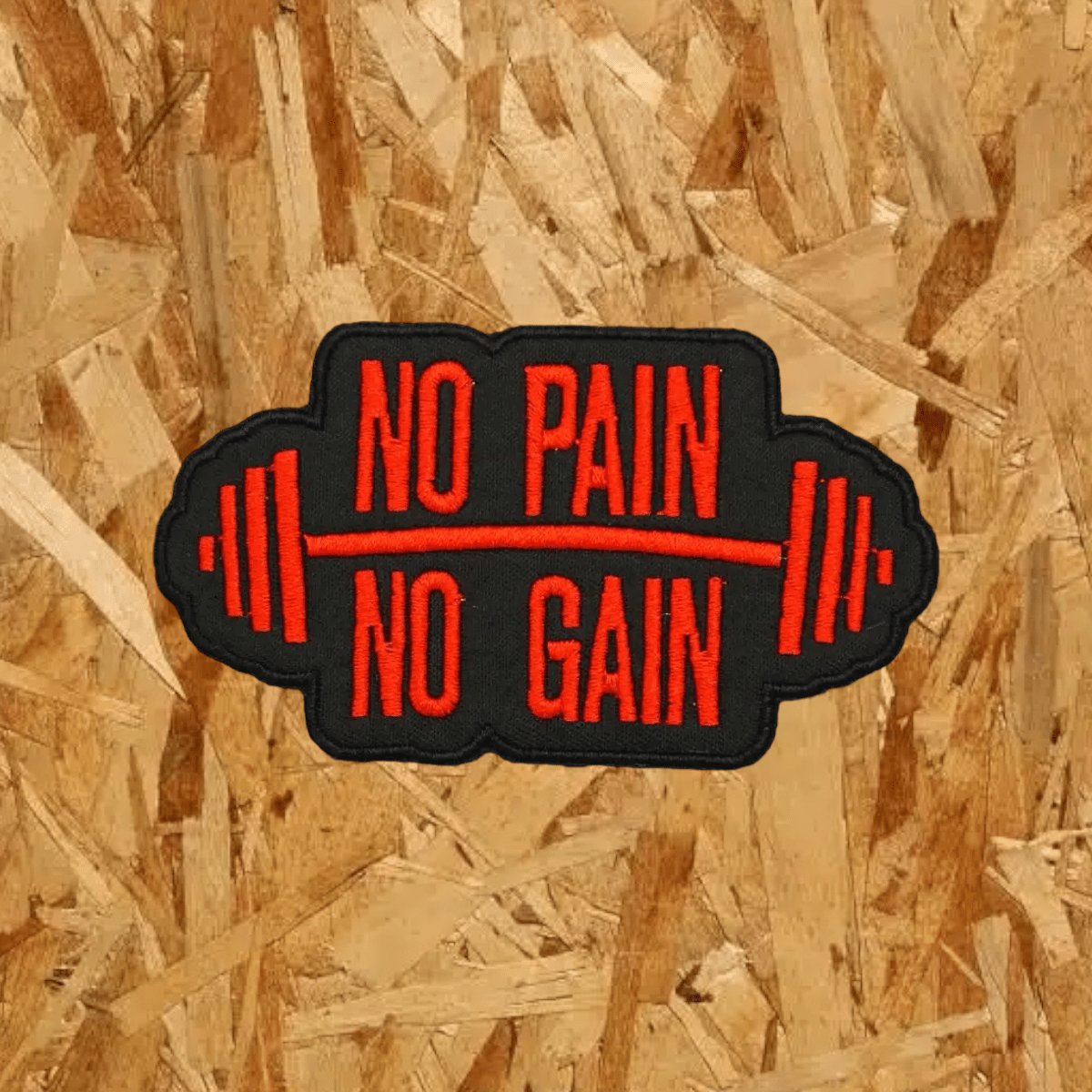 Pegat amb velcro: NO PAIN NO GAIN