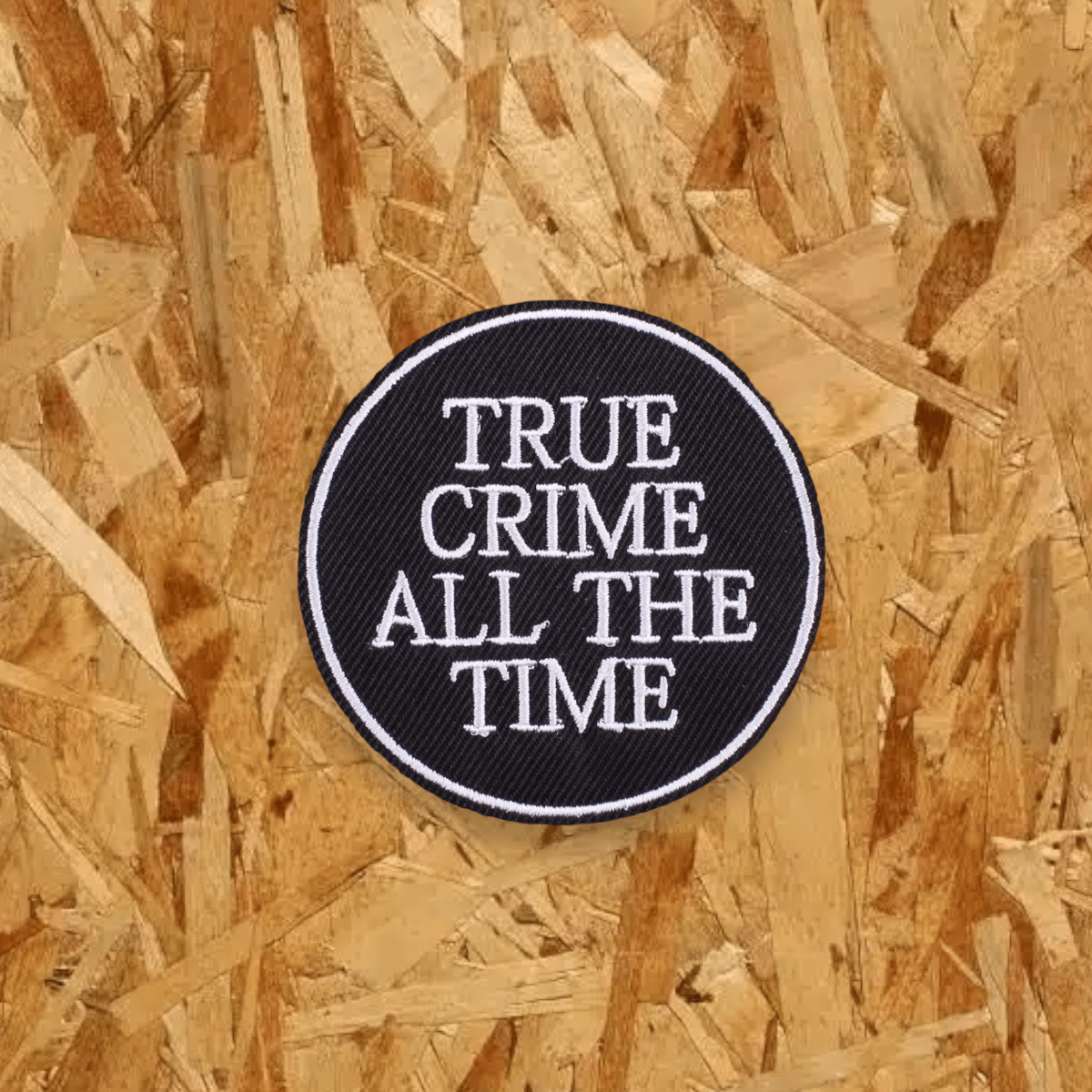 Pegat amb velcro: TRUE CRIME