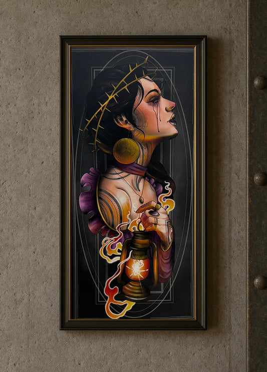 Lámina witch by Ester Tattoo