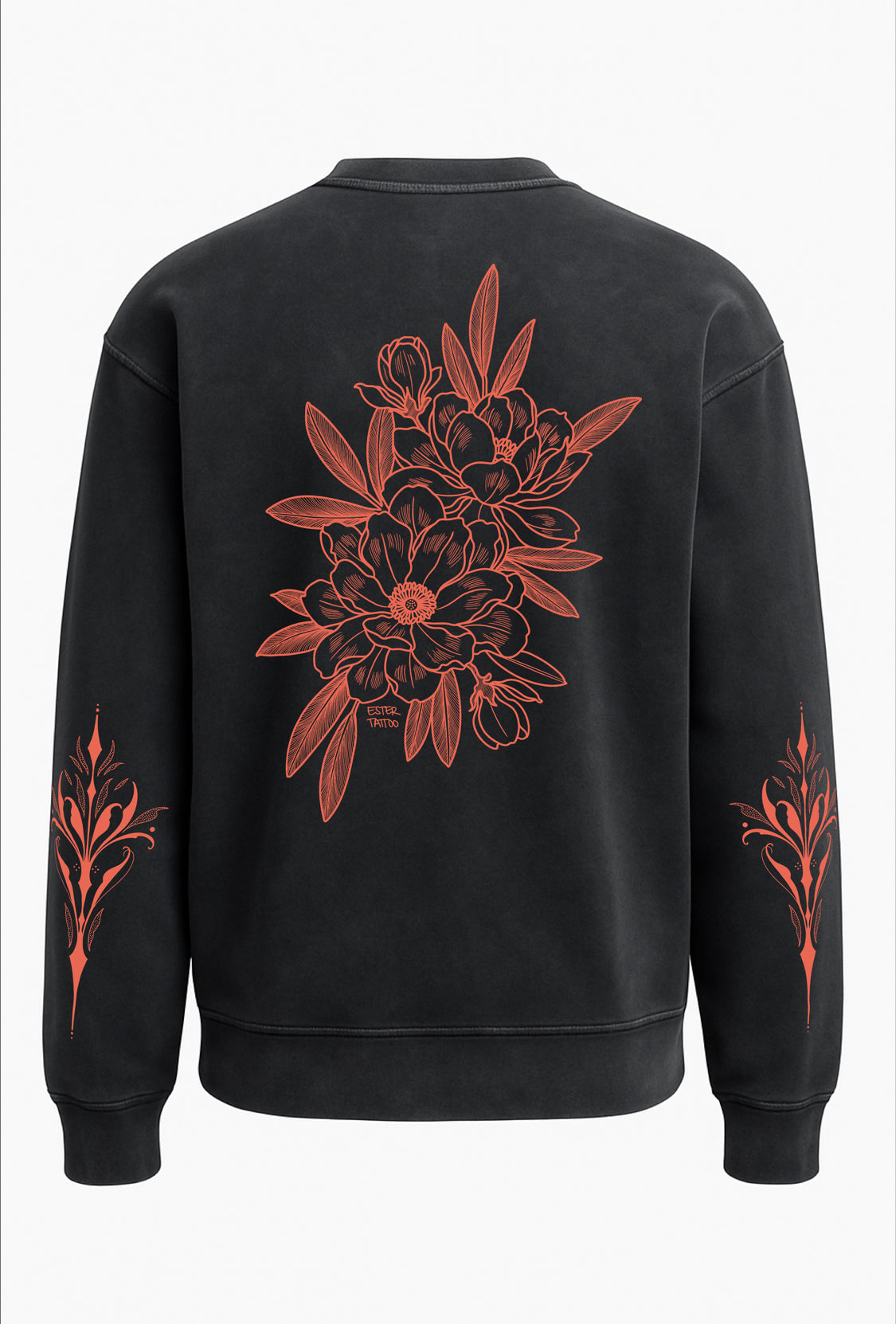 Sudadera Flor Tits and Tats Tattoo by Ester Sans