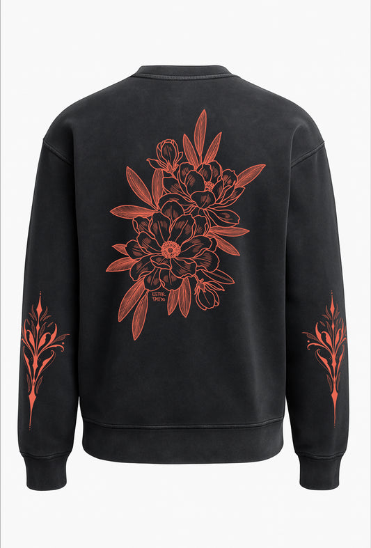Sudadera Flor Tits and Tats Tattoo by Ester Sans