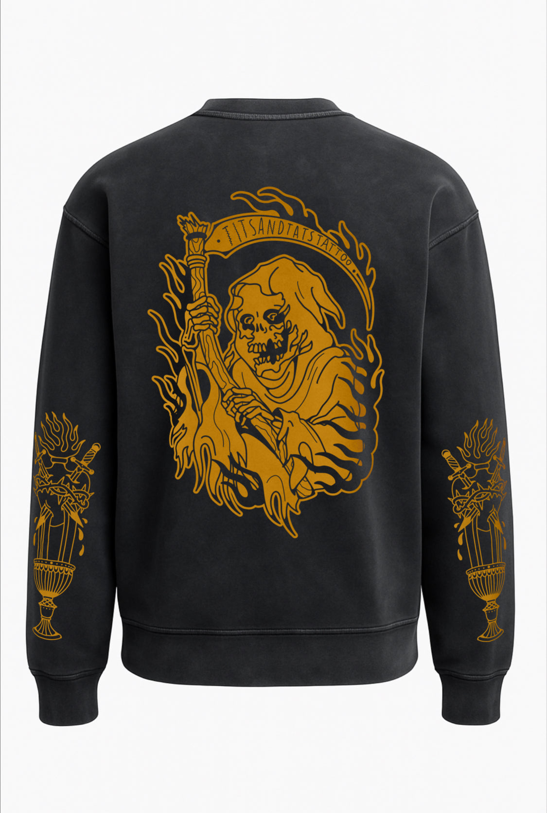Sudadera Guadaña Tits and Tats Tattoo by Ester Sans