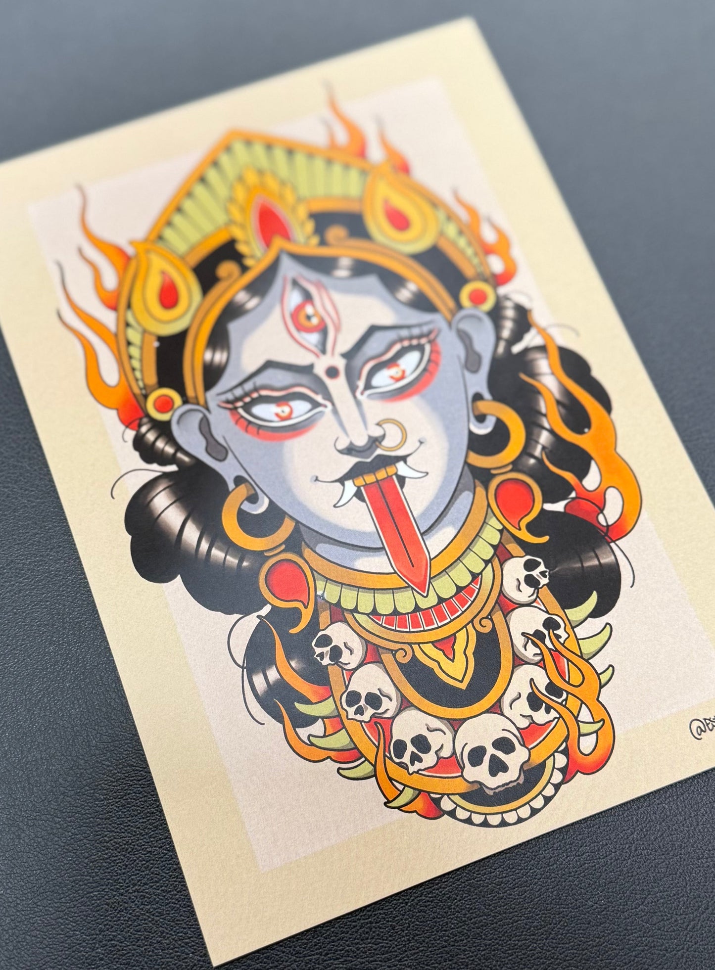 Postal Kali by Ester Tattoo