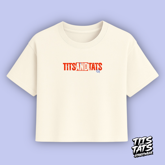 Croptop Oversize “LOVE CARBS”