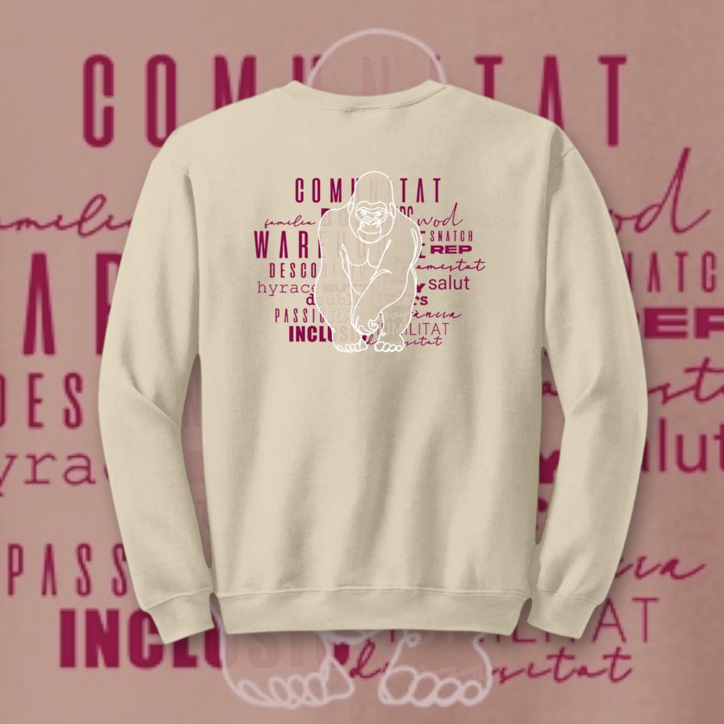 Sudadera”COMUNITAT” Box Warehouse