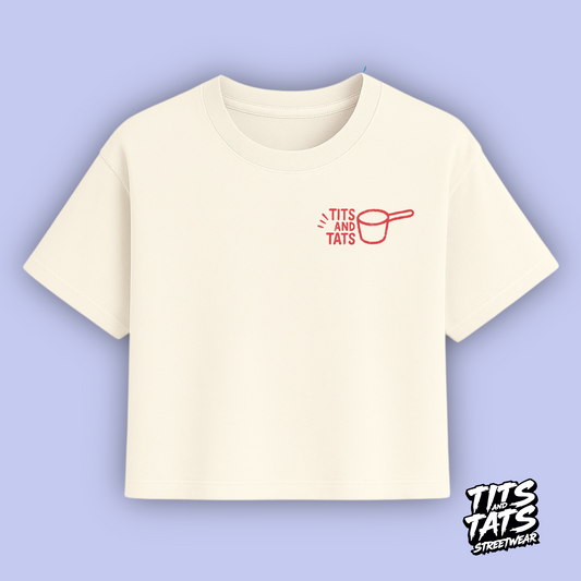 Croptop Oversize “MORE PROTEIN”