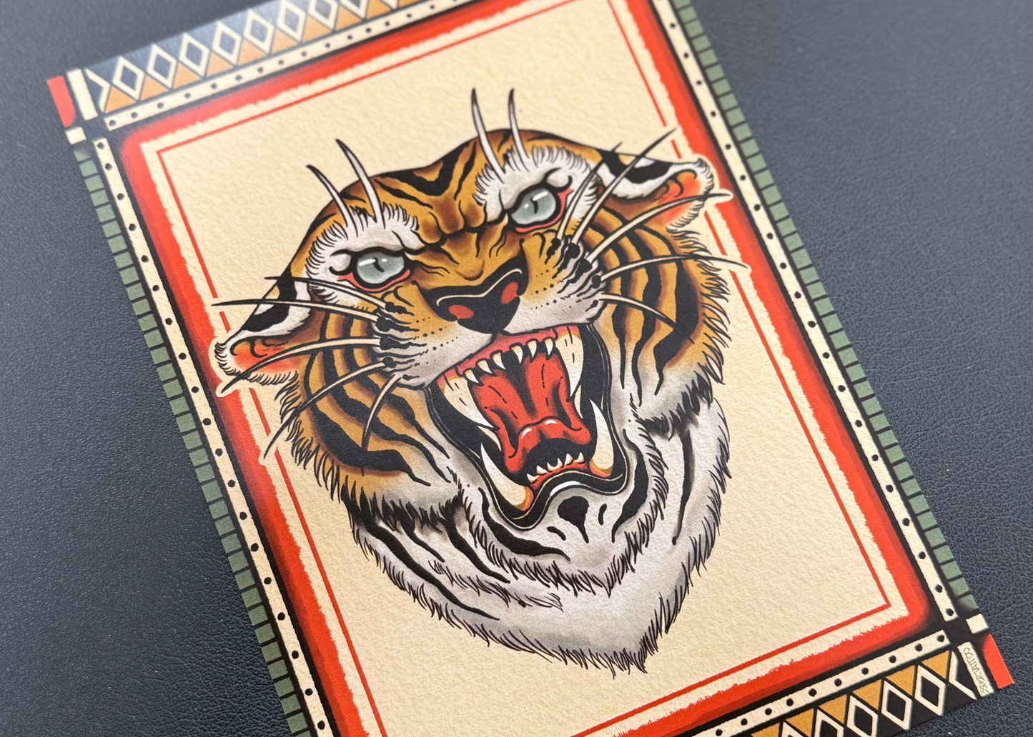 Postal Tigre by Ester Tattoo