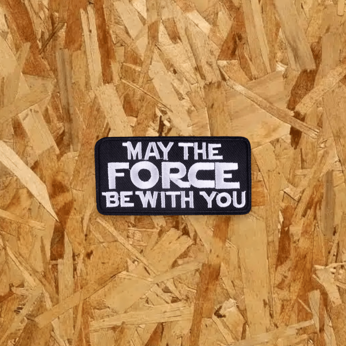 Pegat brodats amb velcro de STAR WARS (May the force be with you)