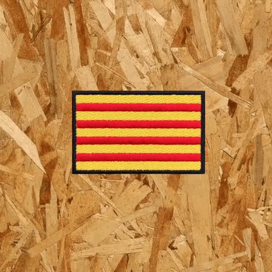 Pegat amb velcro: Bandera Catalunya (senyera).